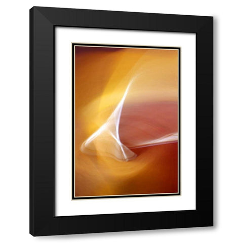 A Soothing Blend Black Modern Wood Framed Art Print with Double Matting by Taylor, Douglas