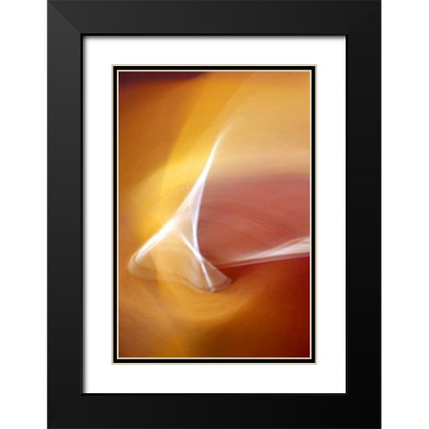 A Soothing Blend Black Modern Wood Framed Art Print with Double Matting by Taylor, Douglas