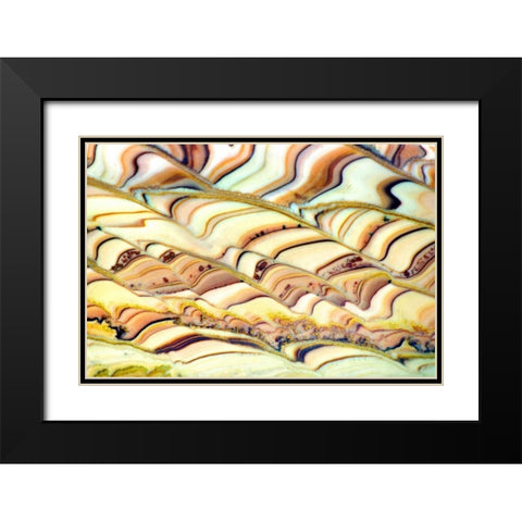 Quartzite Pastorale Black Modern Wood Framed Art Print with Double Matting by Taylor, Douglas