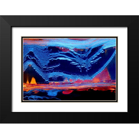 As the Dragon Stirs I Black Modern Wood Framed Art Print with Double Matting by Taylor, Douglas