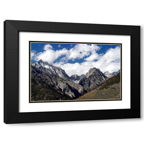 High Sierra Spring Black Modern Wood Framed Art Print with Double Matting by Taylor, Douglas