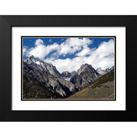 High Sierra Spring Black Modern Wood Framed Art Print with Double Matting by Taylor, Douglas