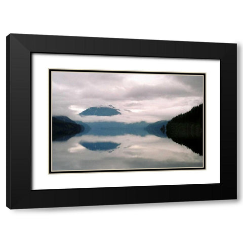 Dreams in the Mist Black Modern Wood Framed Art Print with Double Matting by Taylor, Douglas