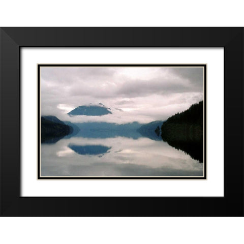 Dreams in the Mist Black Modern Wood Framed Art Print with Double Matting by Taylor, Douglas