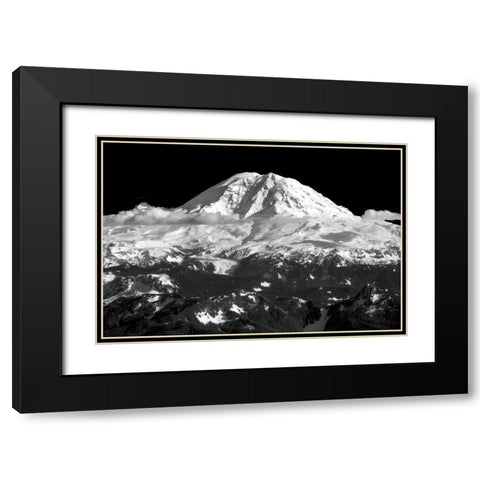 Mountains in Spring I Black Modern Wood Framed Art Print with Double Matting by Taylor, Douglas