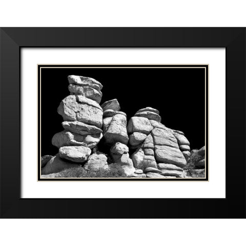 Highway Hoodoos I Black Modern Wood Framed Art Print with Double Matting by Taylor, Douglas