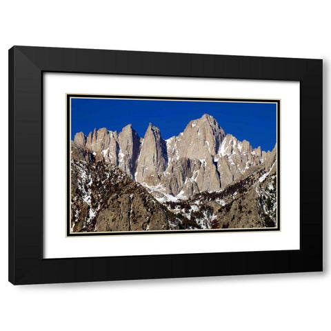 Eastern Sierras I Black Modern Wood Framed Art Print with Double Matting by Taylor, Douglas