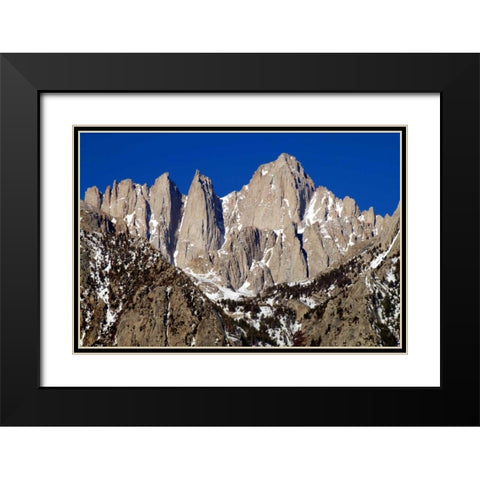 Eastern Sierras I Black Modern Wood Framed Art Print with Double Matting by Taylor, Douglas