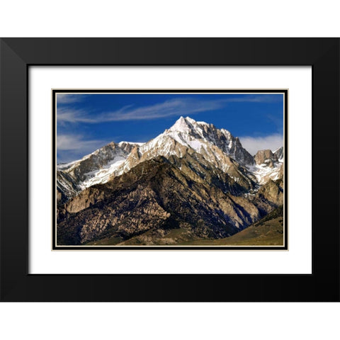 Eastern Sierras II Black Modern Wood Framed Art Print with Double Matting by Taylor, Douglas