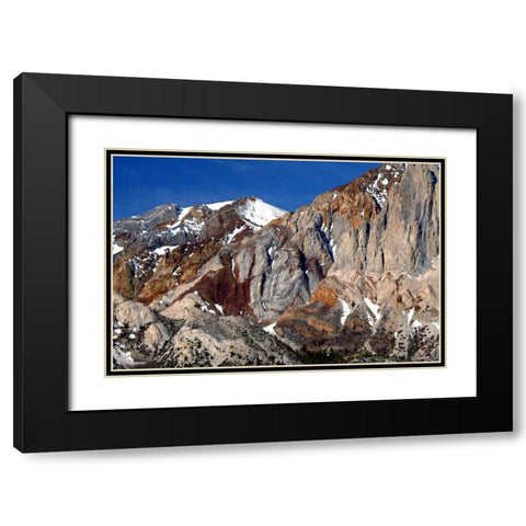 Sevehah Cliffs Black Modern Wood Framed Art Print with Double Matting by Taylor, Douglas