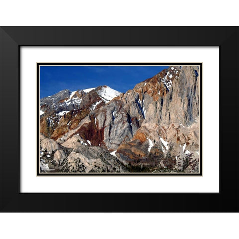 Sevehah Cliffs Black Modern Wood Framed Art Print with Double Matting by Taylor, Douglas