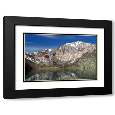 Convict Lake Black Modern Wood Framed Art Print with Double Matting by Taylor, Douglas