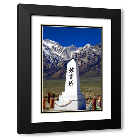 Manzanar Remembrance I Black Modern Wood Framed Art Print with Double Matting by Taylor, Douglas