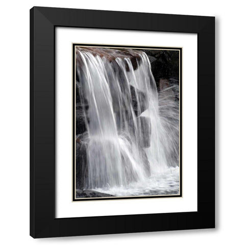 Water on the Rocks II Black Modern Wood Framed Art Print with Double Matting by Taylor, Douglas