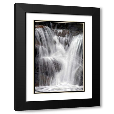 Water on the Rocks III Black Modern Wood Framed Art Print with Double Matting by Taylor, Douglas