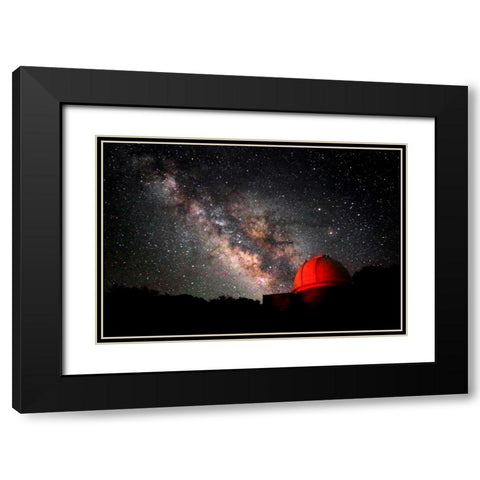 Milky Way III Black Modern Wood Framed Art Print with Double Matting by Taylor, Douglas