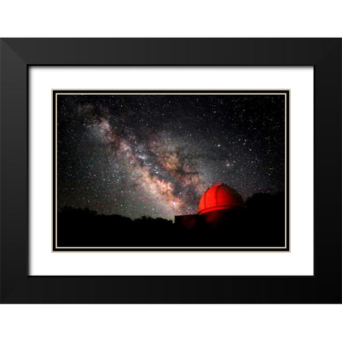 Milky Way III Black Modern Wood Framed Art Print with Double Matting by Taylor, Douglas
