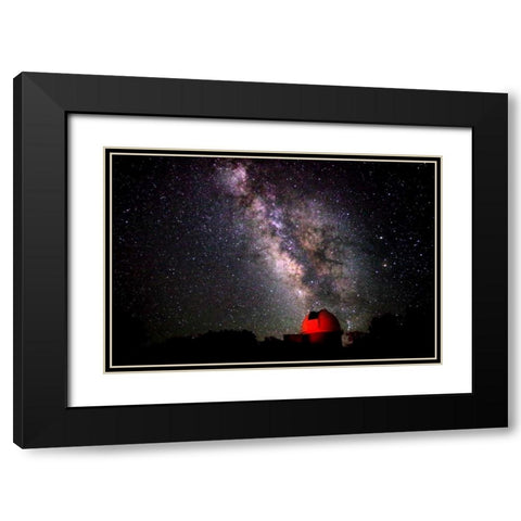 Milky Way IV Black Modern Wood Framed Art Print with Double Matting by Taylor, Douglas