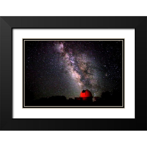 Milky Way IV Black Modern Wood Framed Art Print with Double Matting by Taylor, Douglas