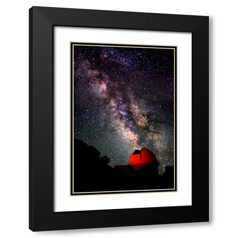 Milky Way V Black Modern Wood Framed Art Print with Double Matting by Taylor, Douglas