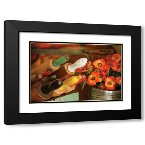 Rolling Pins I Black Modern Wood Framed Art Print with Double Matting by Clayton-Thompson, Philip