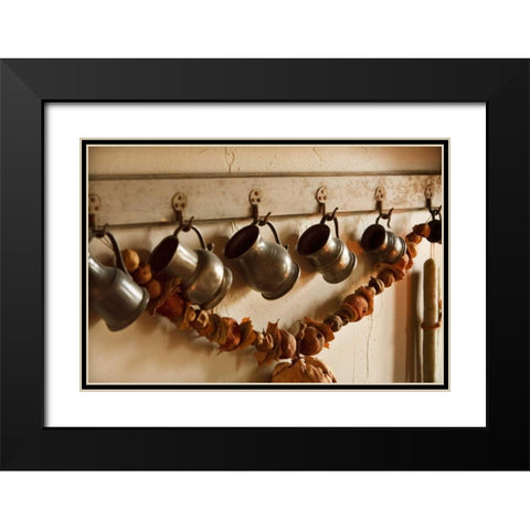 Vintage Cooking I Black Modern Wood Framed Art Print with Double Matting by Clayton-Thompson, Philip