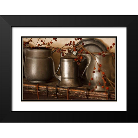 Vintage Cooking II Black Modern Wood Framed Art Print with Double Matting by Clayton-Thompson, Philip