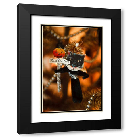 Halloween III Black Modern Wood Framed Art Print with Double Matting by Clayton-Thompson, Philip