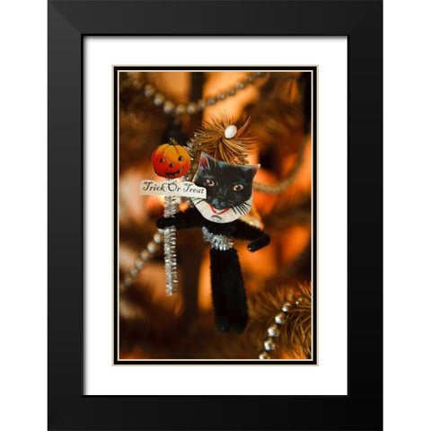 Halloween III Black Modern Wood Framed Art Print with Double Matting by Clayton-Thompson, Philip