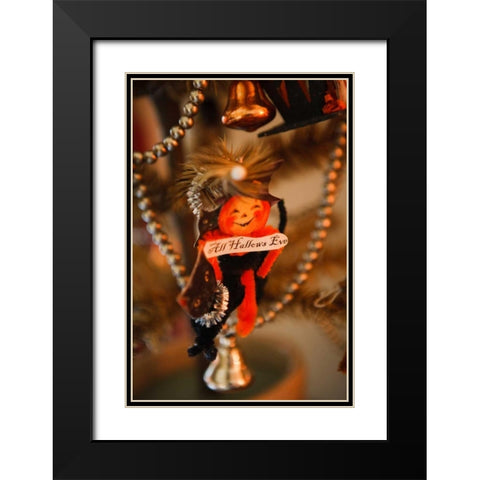 Halloween IV Black Modern Wood Framed Art Print with Double Matting by Clayton-Thompson, Philip