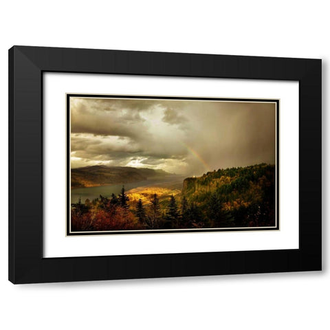 The Gorge II Black Modern Wood Framed Art Print with Double Matting by Clayton-Thompson, Philip