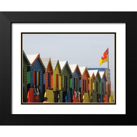 Beach Cottages IV Black Modern Wood Framed Art Print with Double Matting by Underdahl, Dana