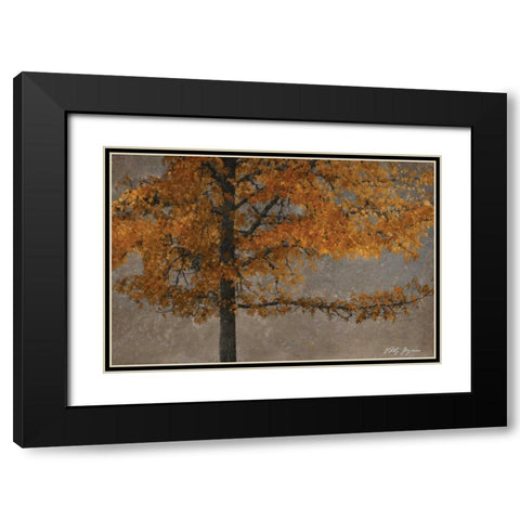 Tree Angel I Black Modern Wood Framed Art Print with Double Matting by Geyman, Vitaly