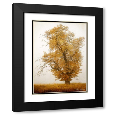 Autumn Mist I Black Modern Wood Framed Art Print with Double Matting by Geyman, Vitaly