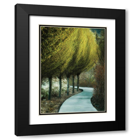 Evening Glow I Black Modern Wood Framed Art Print with Double Matting by Geyman, Vitaly