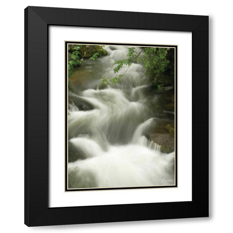 Soothing Waters I Black Modern Wood Framed Art Print with Double Matting by Geyman, Vitaly