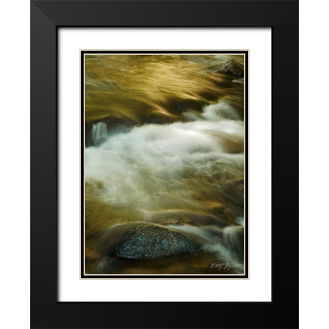 Soothing Waters VIII Black Modern Wood Framed Art Print with Double Matting by Geyman, Vitaly
