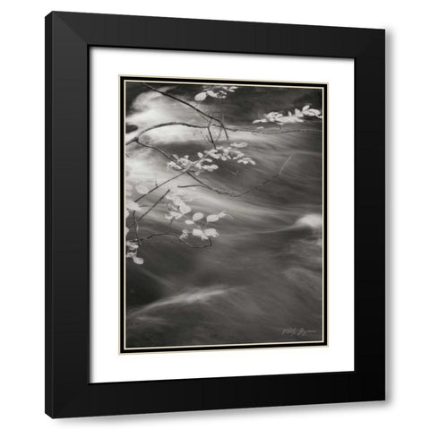 Flowing Waters IV Black Modern Wood Framed Art Print with Double Matting by Geyman, Vitaly