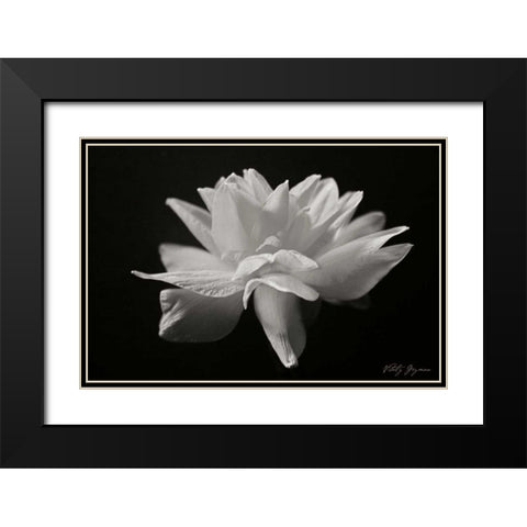 Out of the Dark Black Modern Wood Framed Art Print with Double Matting by Geyman, Vitaly