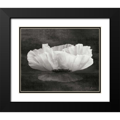Poppy Mirage Black Modern Wood Framed Art Print with Double Matting by Geyman, Vitaly
