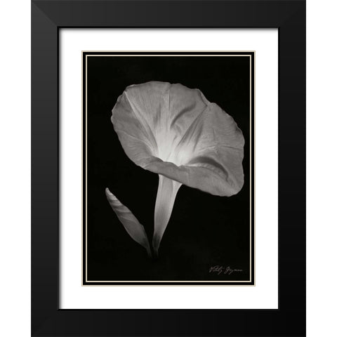 Morning Glory I Black Modern Wood Framed Art Print with Double Matting by Geyman, Vitaly