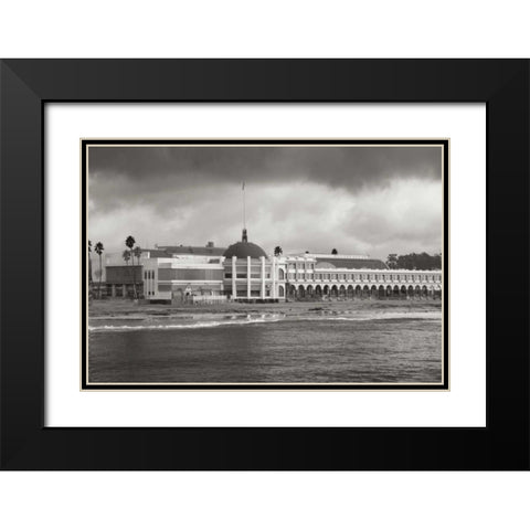 Santa Cruz Bay II Black Modern Wood Framed Art Print with Double Matting by Geyman, Vitaly