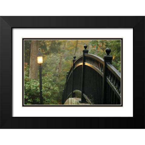 Bridge of Light I Black Modern Wood Framed Art Print with Double Matting by Geyman, Vitaly