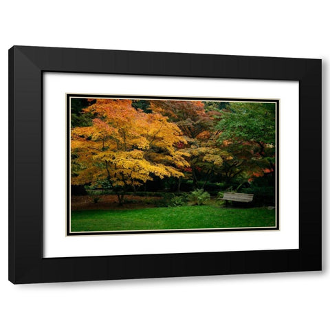 Contemplation II Black Modern Wood Framed Art Print with Double Matting by Geyman, Vitaly