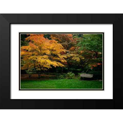 Contemplation II Black Modern Wood Framed Art Print with Double Matting by Geyman, Vitaly