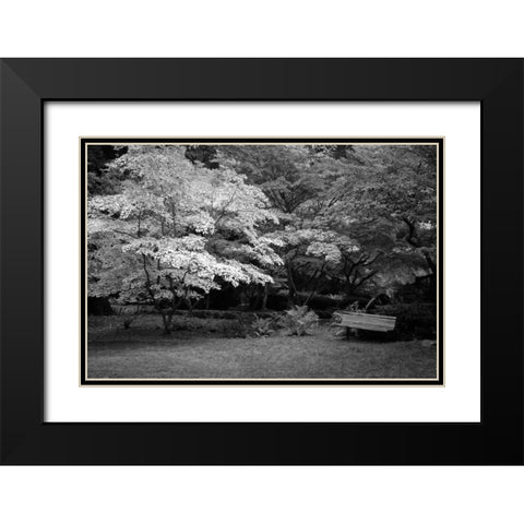 Contemplation II B and W Black Modern Wood Framed Art Print with Double Matting by Geyman, Vitaly