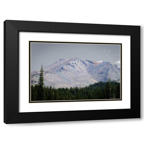 Shasta Majesty I Black Modern Wood Framed Art Print with Double Matting by Geyman, Vitaly