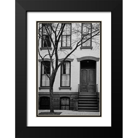 Pure Symmetry I Black Modern Wood Framed Art Print with Double Matting by Geyman, Vitaly