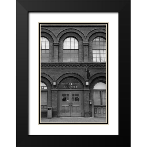 Pure Symmetry II Black Modern Wood Framed Art Print with Double Matting by Geyman, Vitaly