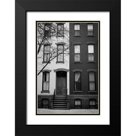 Pure Symmetry III Black Modern Wood Framed Art Print with Double Matting by Geyman, Vitaly